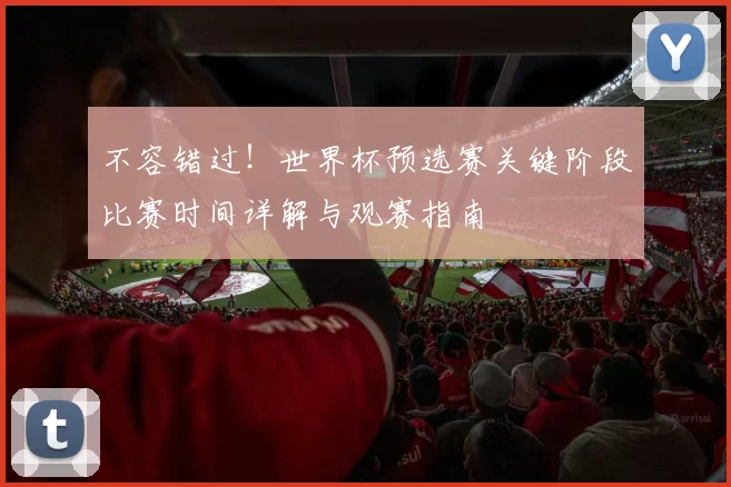 不容错过！世界杯预选赛关键阶段比赛时间详解与观赛指南