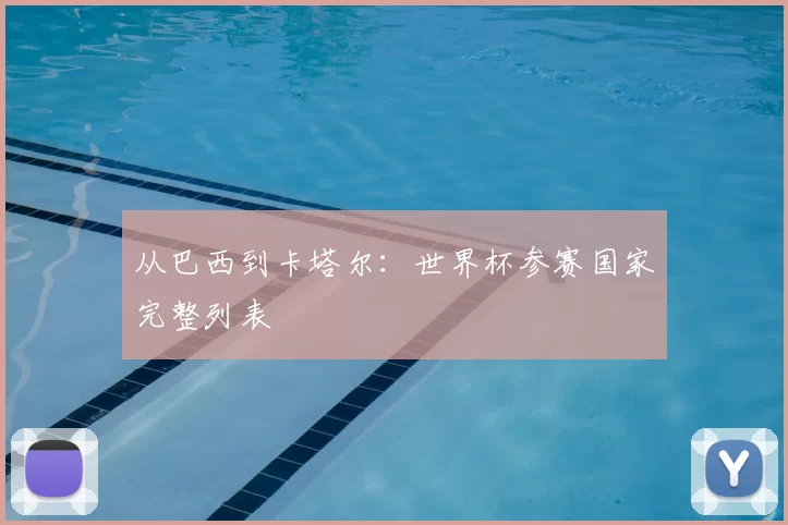 从巴西到卡塔尔:世界杯参赛国家完整列表